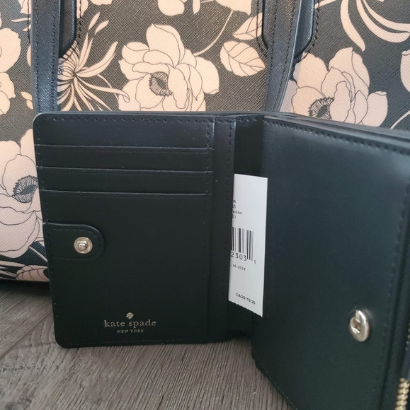 KATE SPADE Reiley Gardenia Satchel Bag + Wallet - Picture 5 of 8